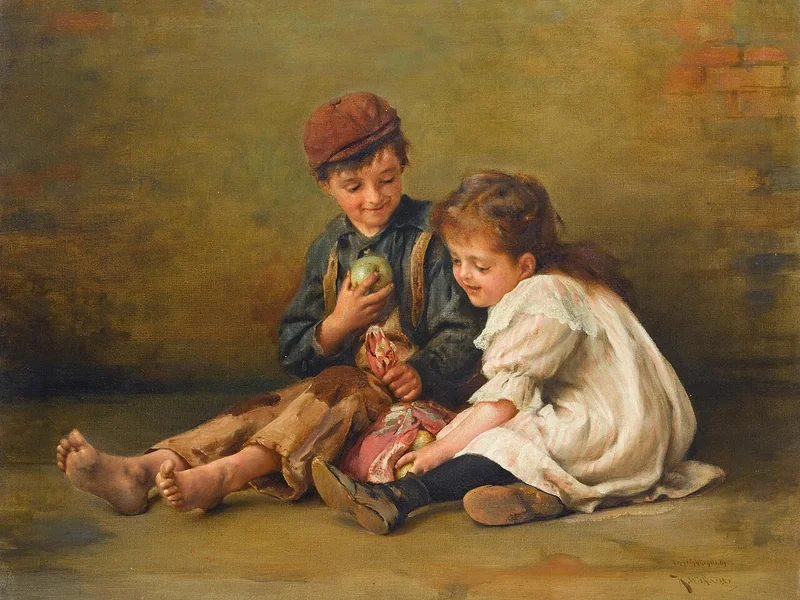 1860-Karl Witkowski - Dividere il bottino